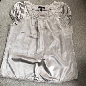 BCBG Champagne silky top